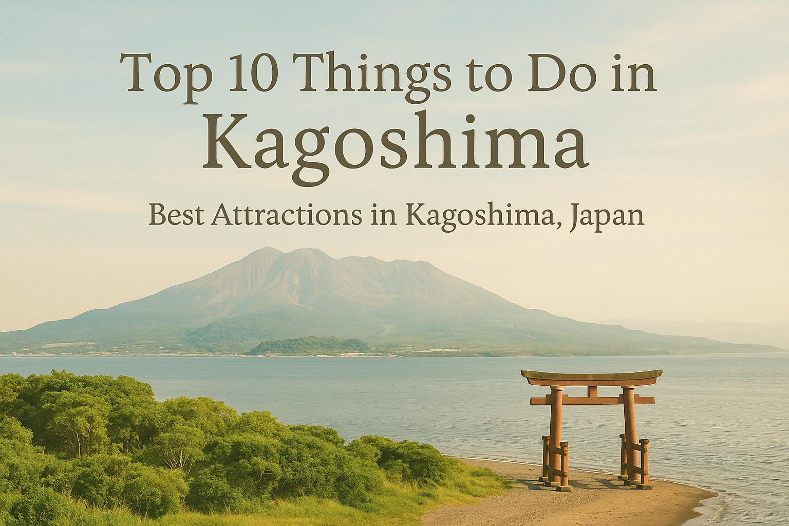 Top 10 Must – See Attractions in Kagoshima, Japan